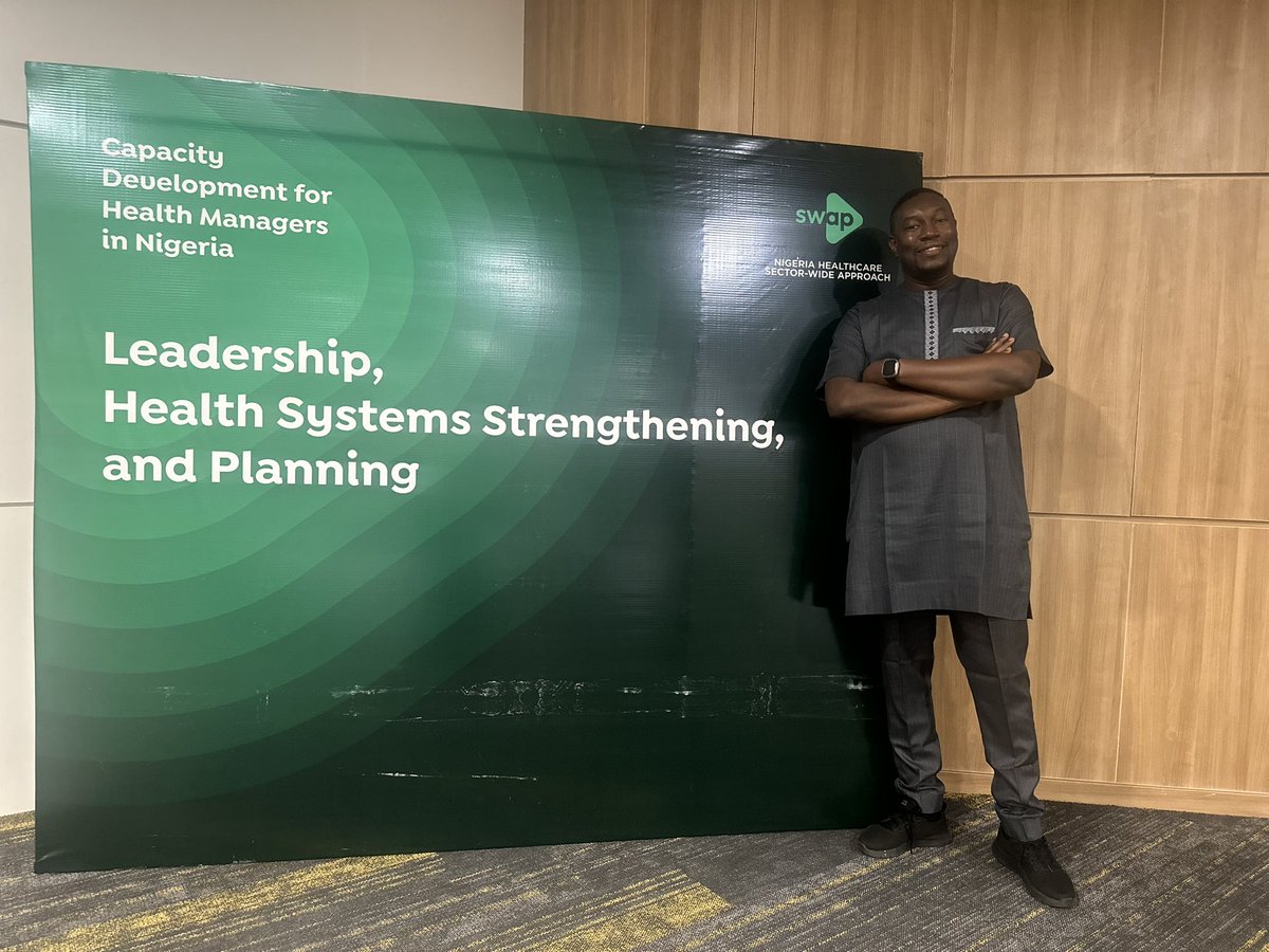 samiza84's tweet photo. It’s been an intellectually enriching week at the Leadership, Health Systems Strengthening & Planning Workshop in Abuja. I was glad to facilitate a session on system thinking & problem-solving. Kudos to @Fmohnigeria, @SWApGov & partners. #OneHealthPlan2026 https://t.co/aDiOviGCtS