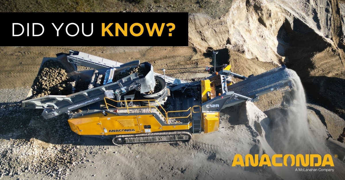 The Anaconda C12R Cone Crusher features the powerful FLSmidth Raptor® 250 Cone Chamber, engineered for superior crushing force, finer output sizes and unmatched durability.

Built with advanced automation, designed for easy maintenance. ✅

🔗 Learn more: bit.ly/3FgdEfC
