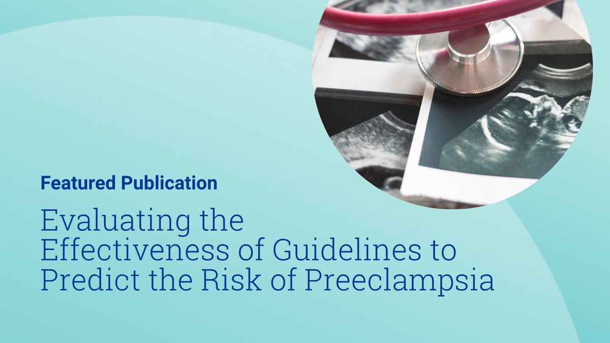 MGBResearchNews's tweet image. In a new study, researchers from @BrighamWomens evaluated the effectiveness of guidelines to predict the risk of preeclampsia. The study was published in @JAMANetworkOpen.
Read more: massgeneralbrigham.org/en/about/newsr… jamanetwork.com/journals/jaman…