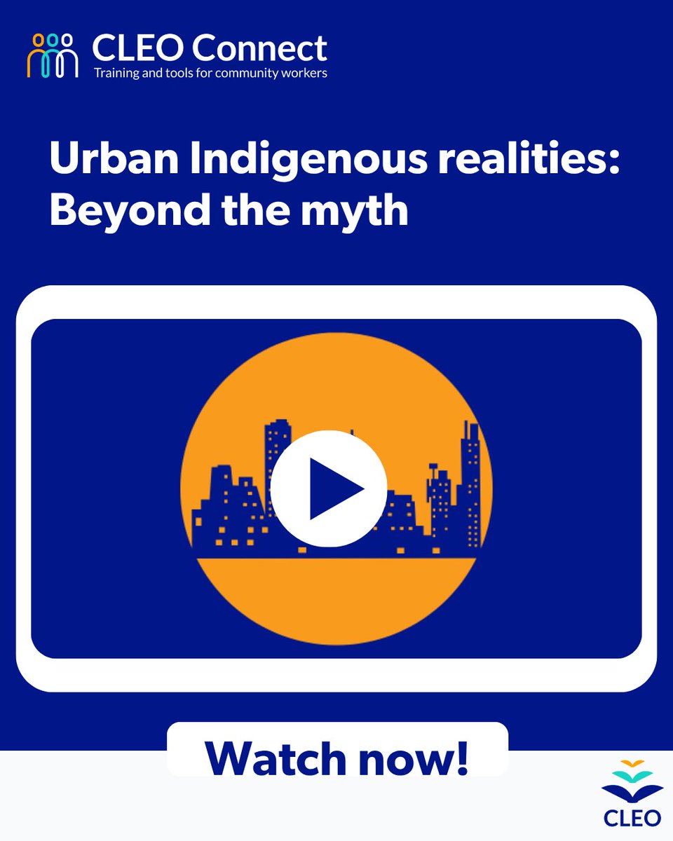 CLEOConnect's tweet image. Missed our recent webinar on how to build meaningful relationships with urban Indigenous communities? Watch the recording: cleoconnect.ca/resource/yourl…