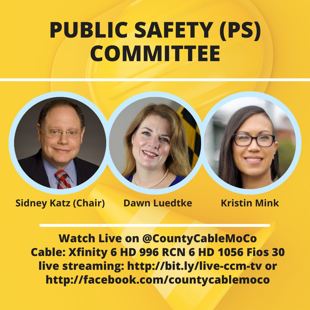 CountyCableMoCo's tweet image. Happening Now! (7/21/25 - 9:30 AM)
The @MoCoCouncilMD #Public #Safety Committee is in session!
📺💻📱 Watch live now on cable: Xfinity ch 996, RCN ch 1056, Fios ch 30, or streaming: bit.ly/live-ccm-tv or fb.com/countycablemoco