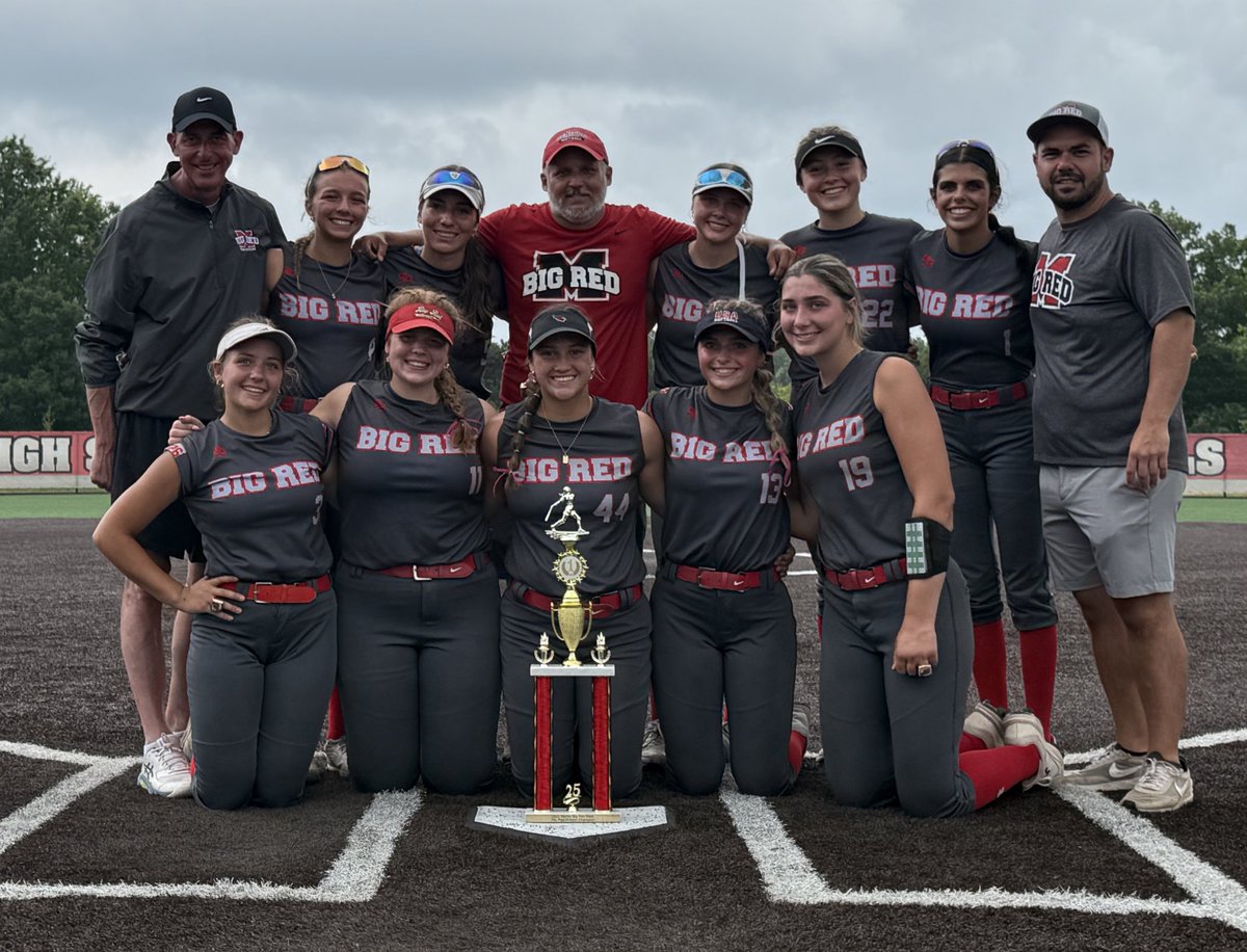 Finished 5-0 at our home
tournament, 18U division champions at the Big Red Blast! 🥎
It’s been one incredible summer for this team. We were first place champions in 3 out of 6 tournaments, and 2nd place in another. 🏆🏆🏆