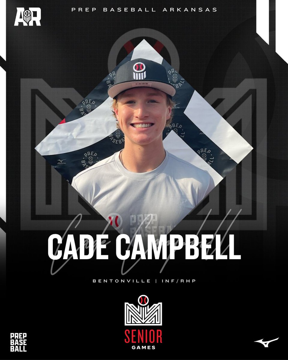 PBR Arkansas (@prepbaseballar) on Twitter photo ππ‘π©ππ§π πππππ£π§ππ β
INF/RHP Cade Campbell (Bentonville) is locked to represent Team Arkansas at the 2025 Prep Baseball Central Super Senior Games in Kansas City! #CSSrG25
π€: loom.ly/9KmmOLA // <a href="/cadecampbell_/">Cade Campbell</a> ππ‘π©ππ§π πππππ£π§ππ β
INF/RHP Cade Campbell (Bentonville) is locked to represent Team Arkansas at the 2025 Prep Baseball Central Super Senior Games in Kansas City! #CSSrG25
π€: loom.ly/9KmmOLA // <a href="/cadecampbell_/">Cade Campbell</a>