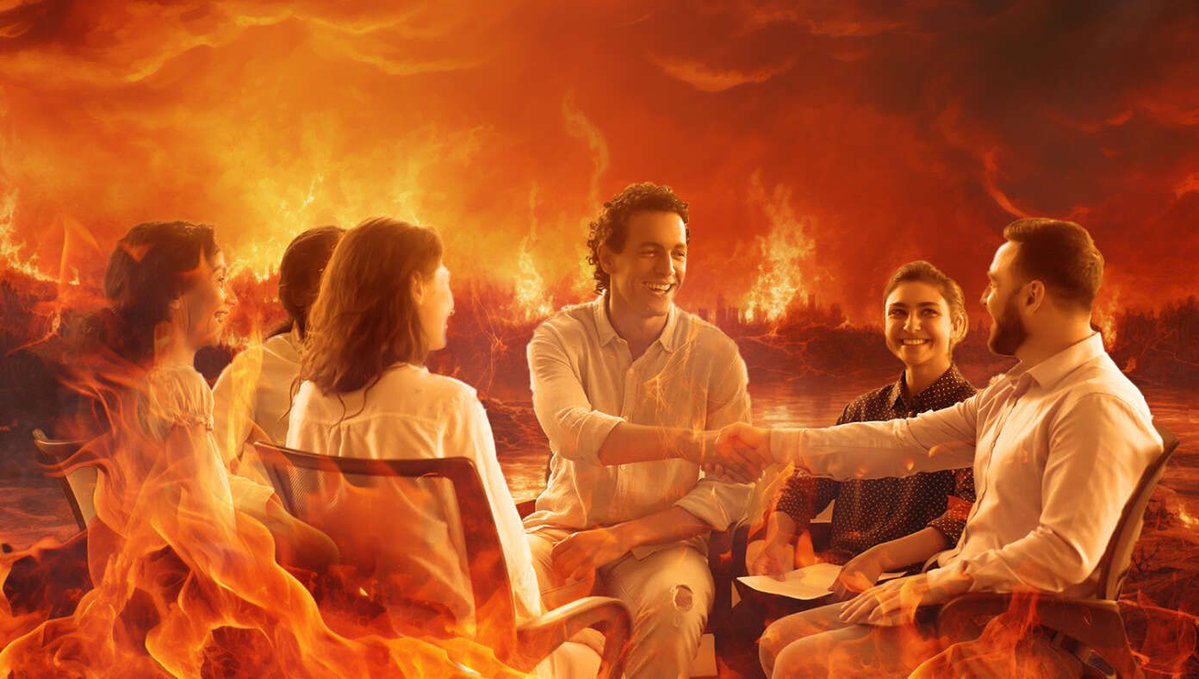 TheBabylonBee's tweet image. Man Welcomed To Hell With An Icebreaker Game buff.ly/GbXE92A