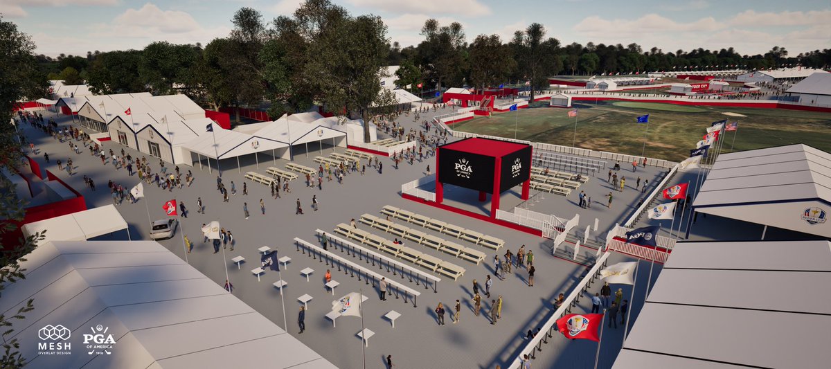 JoshACarpenter's tweet image. We’re on to the @rydercup. Here’s a sampling of what Bethpage Black will look like