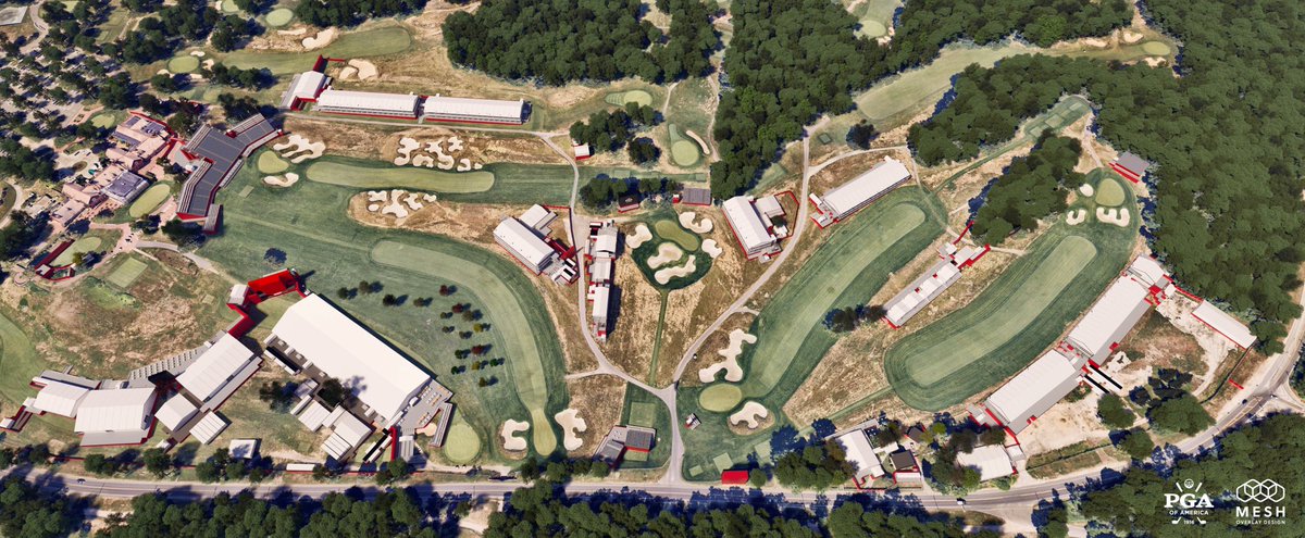 JoshACarpenter's tweet image. We’re on to the @rydercup. Here’s a sampling of what Bethpage Black will look like