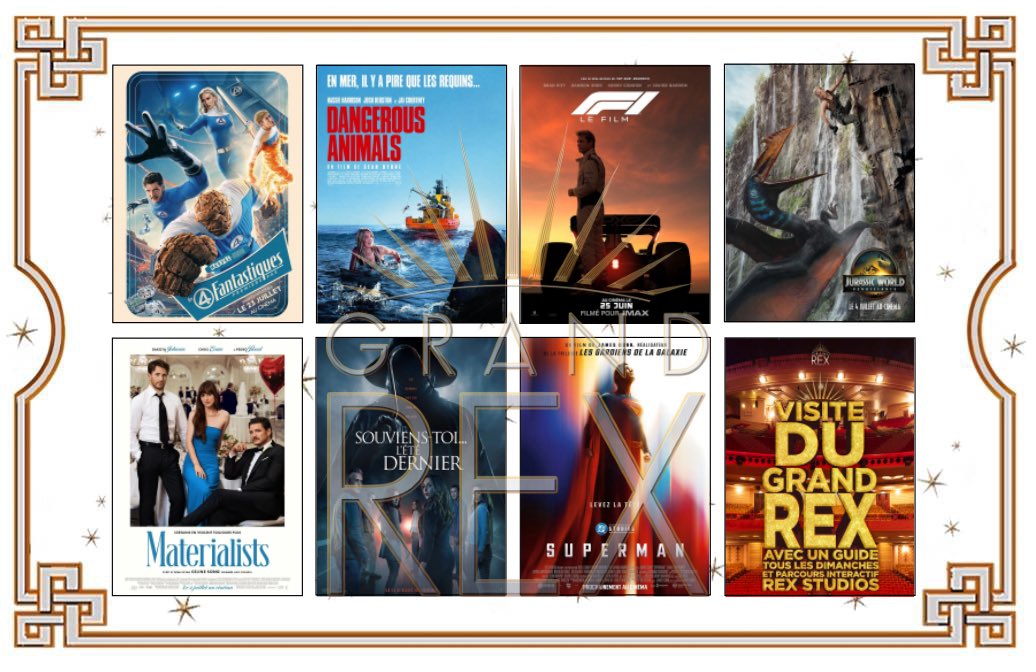 LeGrandRex's tweet image. 𝗗𝗘𝗠𝗔𝗡𝗗𝗘𝗭 𝗟𝗘 𝗣𝗥𝗢𝗚𝗥𝗔𝗠𝗠𝗘 ! 📽
𝘝𝘰𝘪𝘤𝘪 𝘭𝘢 𝘱𝘳𝘰𝘨𝘳𝘢𝘮𝘮𝘢𝘵𝘪𝘰𝘯 𝘥𝘦 𝘭𝘢 𝘴𝘦𝘮𝘢𝘪𝘯𝘦 𝘥𝘶 23 𝘢𝘶 29 𝘫𝘶𝘪𝘭𝘭𝘦𝘵.
➡️ 𝗡𝗢𝗨𝗩𝗘𝗔𝗨𝗧𝗘́𝗦 : Les 4 Fantastiques, Dangerous Animals.
➡️ 𝗙𝗜𝗟𝗠𝗦 𝗧𝗢𝗨𝗝𝗢𝗨𝗥𝗦 𝗔̀ 𝗟'𝗔𝗙𝗙𝗜𝗖𝗛𝗘 :…