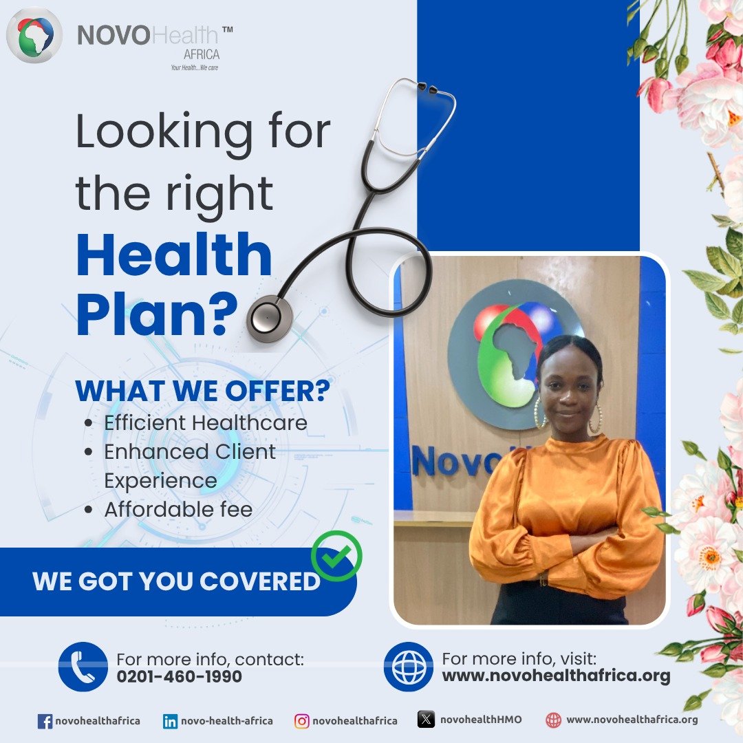 NovoHealthHMO's tweet image. Start the week with a team that is dedicated to your health and well-being! Our commitment to providing quality healthcare solutions remains stronger than ever. Make this week count. We have got you covered! Contact 02014601990 or info@novohealthafrica.org to get started.