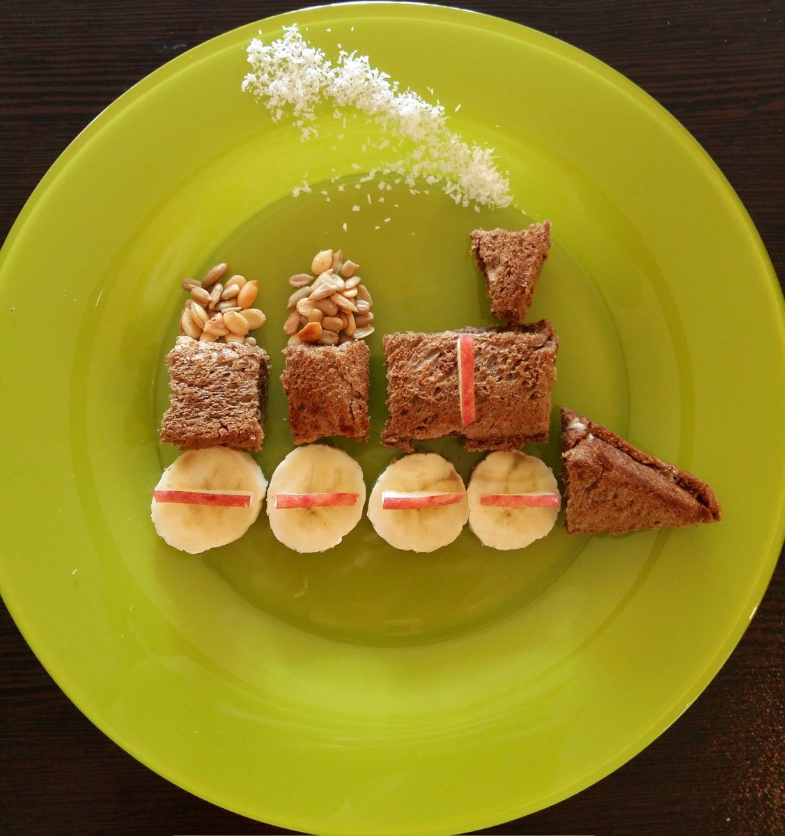 <a href="/objktcom/">objkt.com</a> <a href="/tezos/">Tezos</a> 🍽 NEW DROP 🍽

Collection : Love On A Plate : Donya's Mornings
Little Bites of Joy #03
1/1
9 $XTZ

Made with toast, banana, apple, cheese, sunflower seeds, coconut flakes - Feb 29, 2016

objkt.com/tokens/KT1W4iB…