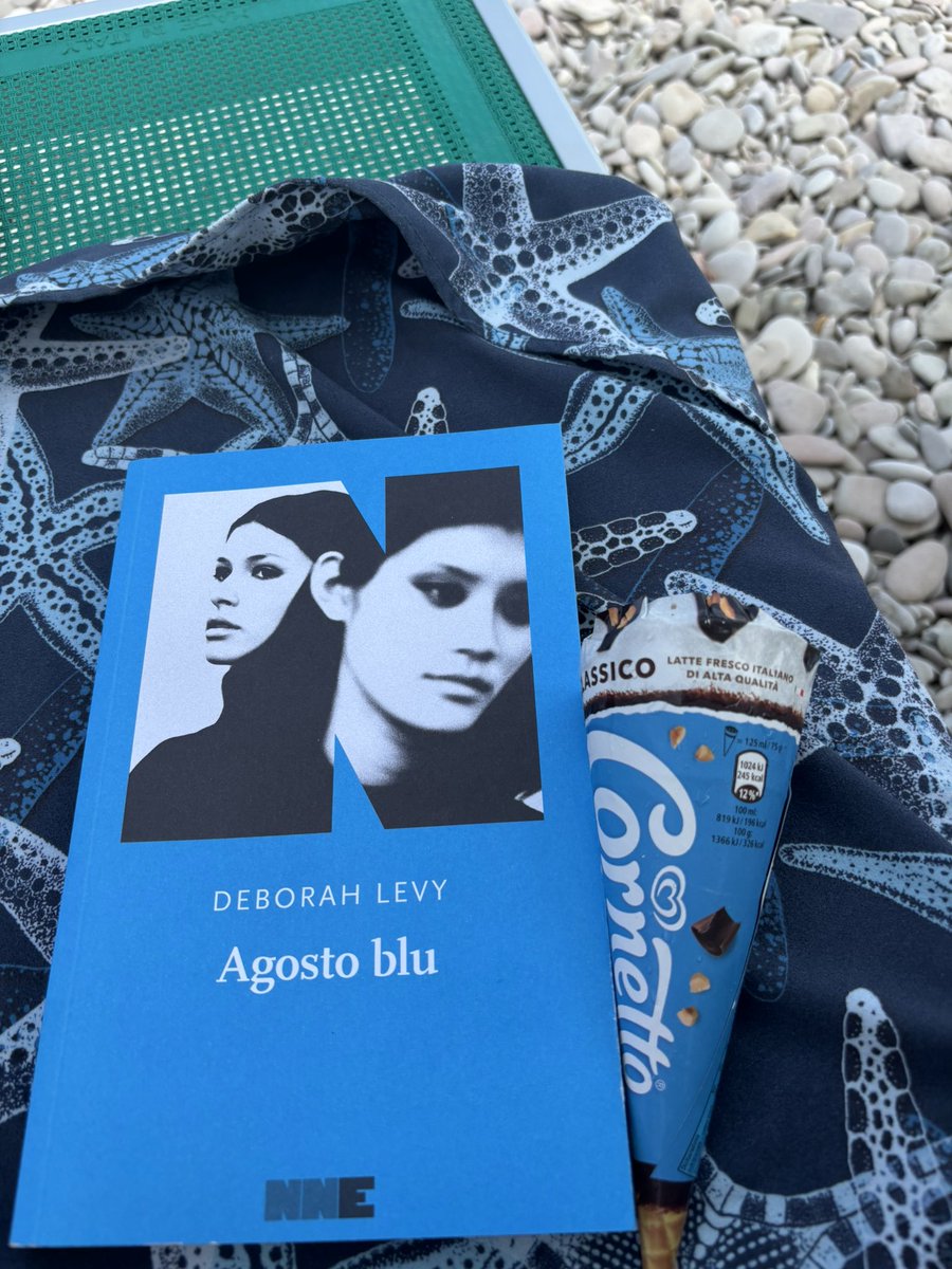 danisetta's tweet image. Cornetto gelato e nuova lettura.
Basta poco.
Deborah Levy
Agosto blu
@nneditore
