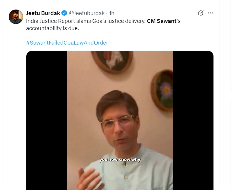 NavinRaikar's tweet image. A clear #toolkit is in play. Same video, same script, same timing. A paid campaign is underway to tarnish the image of Goa Chief Minister @DrPramodPSawant Ji. Most of the accounts posting it are either bots or non-Goans who have probably never even been to #Goa. The mole behind