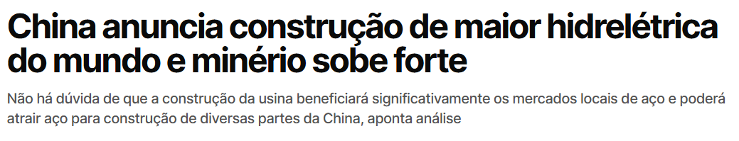 alexeconomist's tweet image. Redução do nível de estoque atual nos portos de Dalian + Redução dos embarques de Brasil e Austrália em Julho + Estímulos como esse abaixo = $$ aumento nos preços futuros do minério na data de hoje.