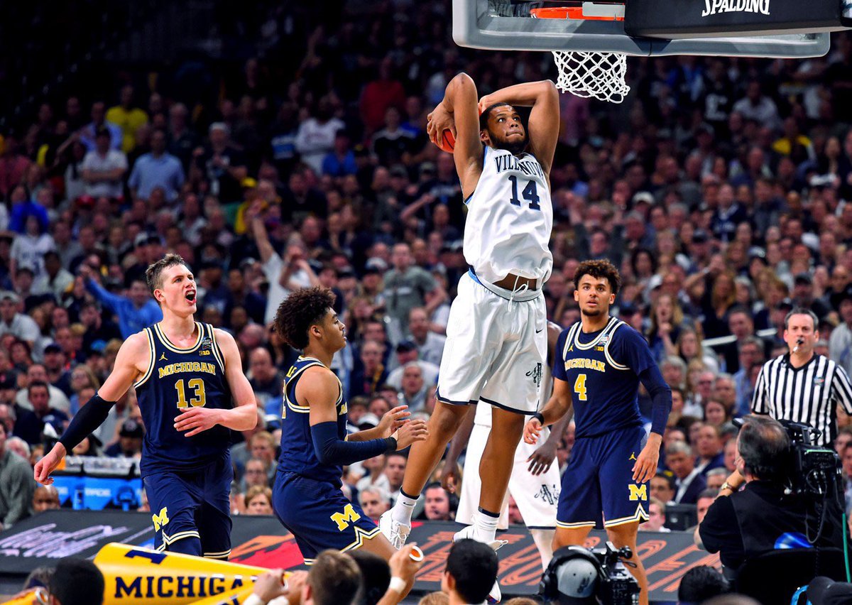 NovaMBB's tweet image. Nova Nation, join us in wishing a Happy Birthday to ‘18 National Champ, Omari Spellman!✌️🎉