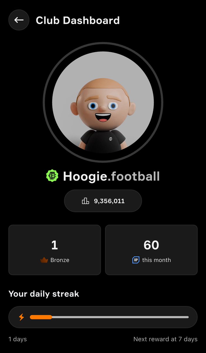Hoogie 🪄 (@h0ogie) on Twitter photo Yooo I just claimed my .football ID in the <a href="/OneFootball/">OneFootball</a> app and it was easy asf 👌
Just download the app and complete your profile, 1 min work !
FYI a little birdie told me there’ll be a pre-TGE community sale for $OFC ..
You joining or staying offside fam ? Yooo I just claimed my .football ID in the <a href="/OneFootball/">OneFootball</a> app and it was easy asf 👌
Just download the app and complete your profile, 1 min work !
FYI a little birdie told me there’ll be a pre-TGE community sale for $OFC ..
You joining or staying offside fam ?