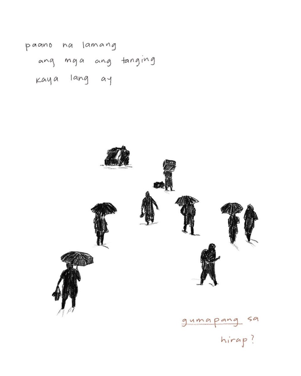 mahirap maging mahirap ☔️