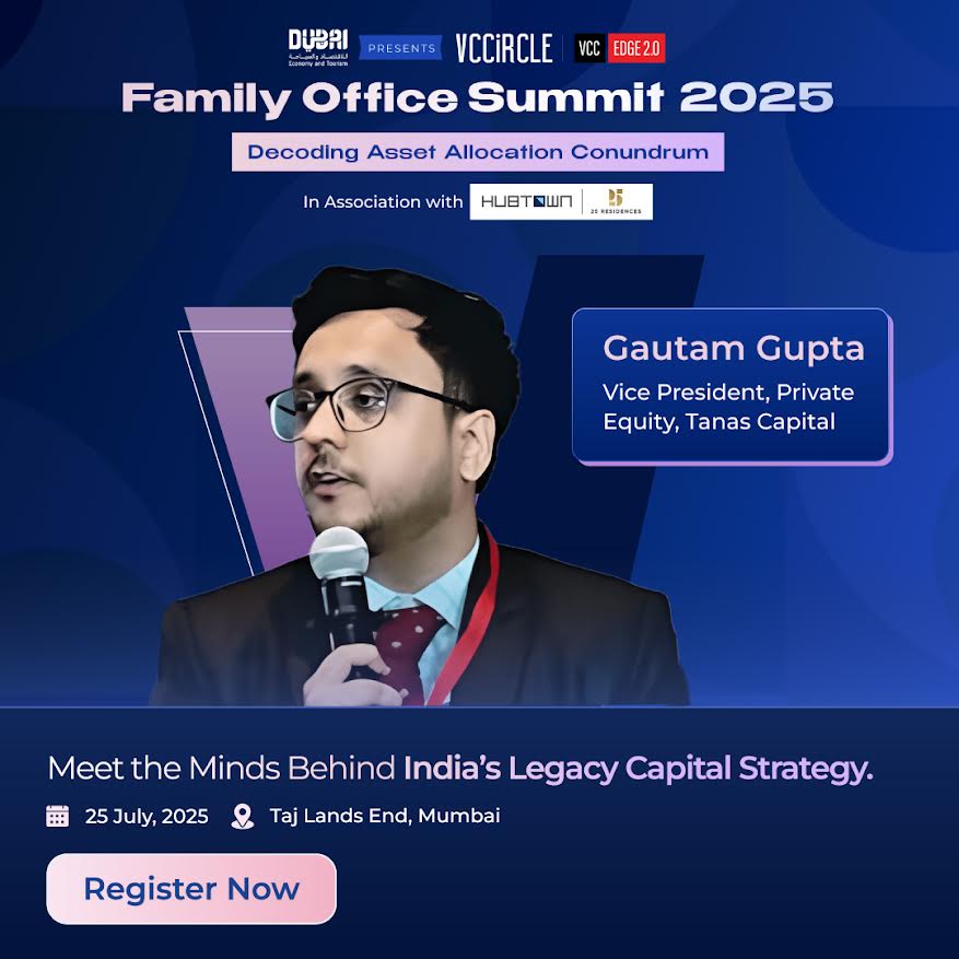 vccircle's tweet image. #SpeakerSpotlight | #VCFamilyOfficeSummit25
Gautam Gupta, Vice President – Private Equity at Tanas Capital, has built a reputation for identifying growth-stage opportunities and shaping long-term investment strategies that deliver real impact. With extensive experience in…