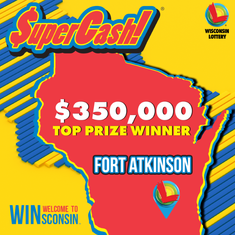 wilottery's tweet photo. Friday was fantastic at Festival Foods in Fort Atkinson.
A winning $350,000 SuperCash! ticket was sold at the 328 Washington St. location for the 07/18 drawing.
Congrats to the winner.
Learn more about SuperCash! at https://t.co/PZ8TsPBmXS.
#WelcomeToWINsconsin #WiscoWinner https://t.co/wa2Kgp1ESD