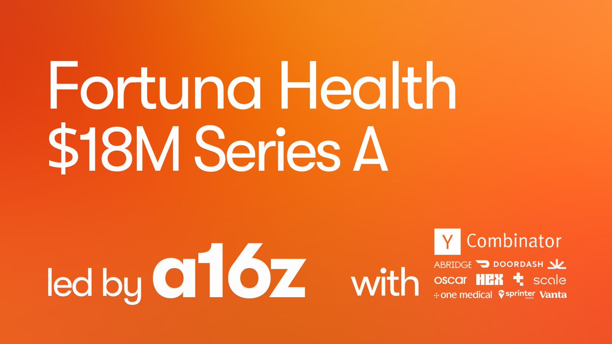 singareddynm's tweet image. Fortuna Health has raised an $18M Series A from @a16z to double down on modernizing Medicaid.
2.5 years ago, we set out with the lofty goal to build the TurboTax for Medicaid and government coverage. Sounds easy… until you’re learning the eligibility, deadline, and…