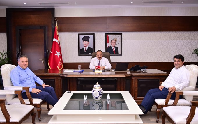 Kipaş Holding Yetkilileri Vali Canbolat’ı Ziyaret Etti