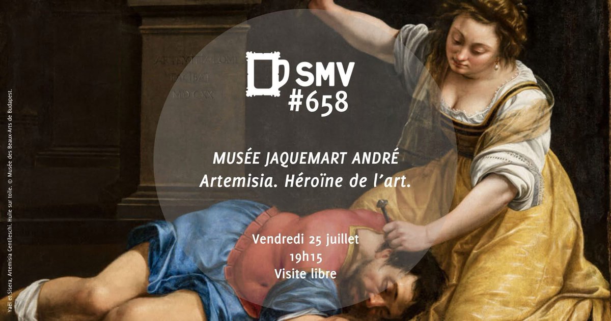 [#SMV658] 📅 #AvosAgendas !
Ce vendredi 25/07 à 19h15, rdv au musée <a href="/jacquemartandre/">Musée Jacquemart-André</a> pour l’expo #Artemisia et mettre en lumière le clair-obscur et l’art puissant d’Artemisia Gentileschi
🔎 +infos : fb.me/e/5VingGH2v
#artemisia #MuseeJacquemartAndre