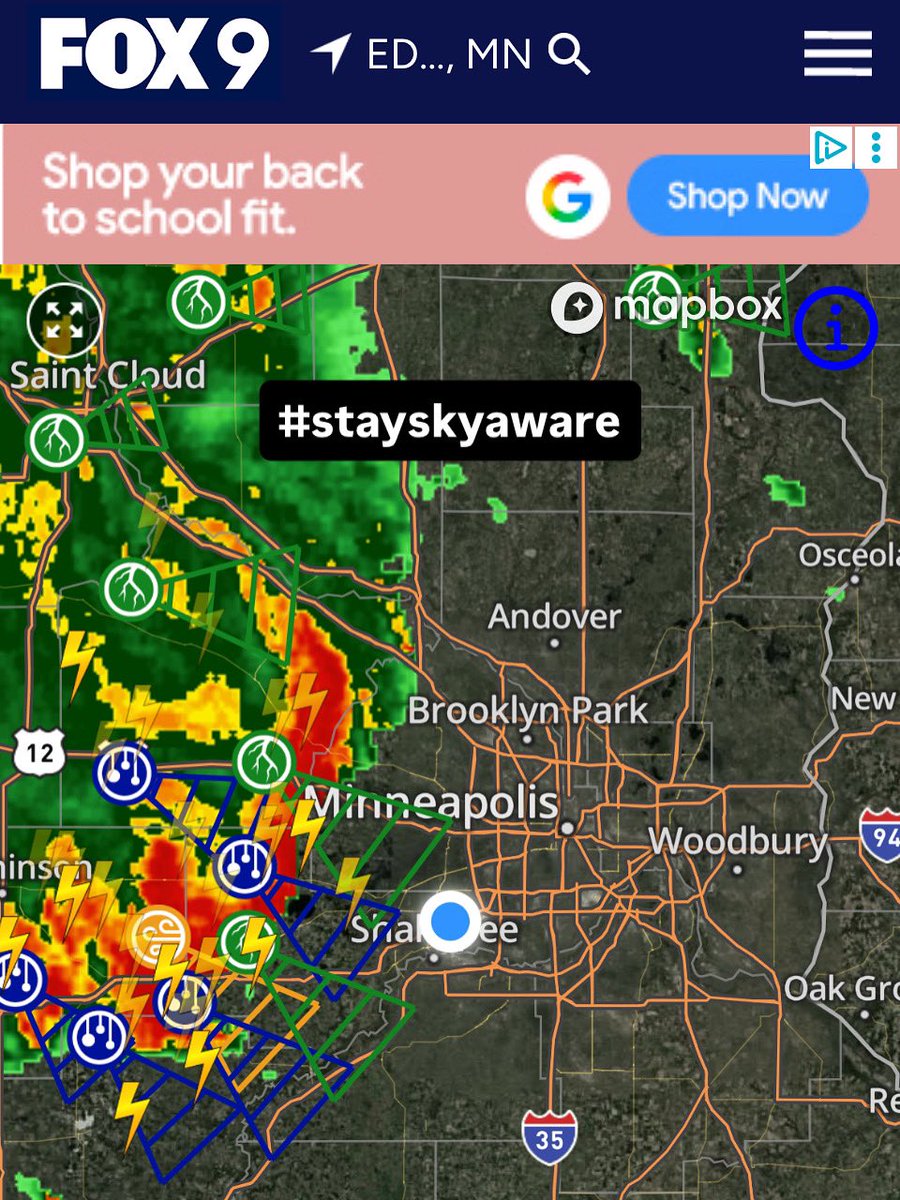 ian_leonard's tweet image. Strong storms advancing into the west Metro with the possibility of straight line winds… #stayskyaware @FOX9