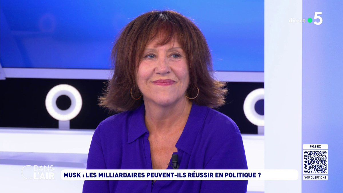Cdanslair's tweet image. ⬛Raphaëlle Bacqué, grand reporter au journal @lemondefr, sera l'invitée de @AxeldeTarle dans #cdanslair.
Elle décryptera comment les patrons de la Silicon Valley, de Google à Amazon en passant par Meta, ont choisi de rallier Donald Trump.
Rendez-vous à 17.25 sur France 5 !