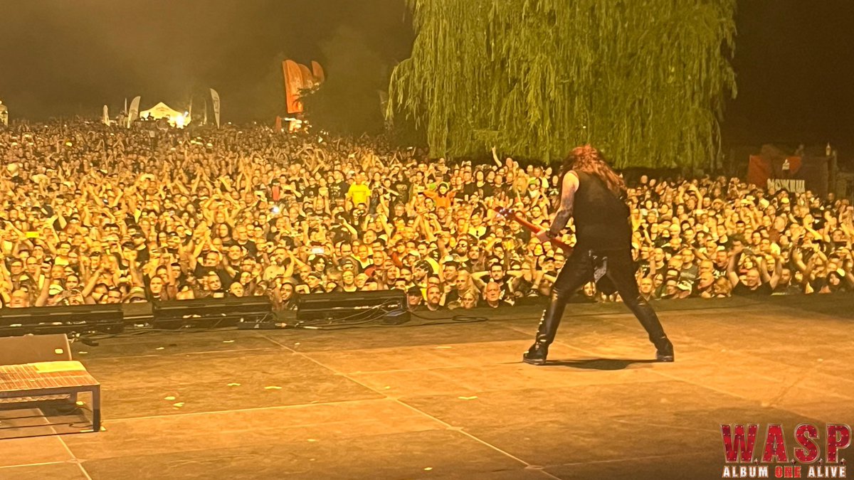 WASPOfficial's tweet image. WASPnation you have been amazing on this leg of the European W.A.S.P. Album ONE Alive 2025 Tour!
Dates in Europe and UK, Tickets and VIP: bnds.us/r0zzt7
#waspnation #wasp #blackielawless #hardrock #heavymetal #80smetal #bravewords #blabbermouth #monstersofrock