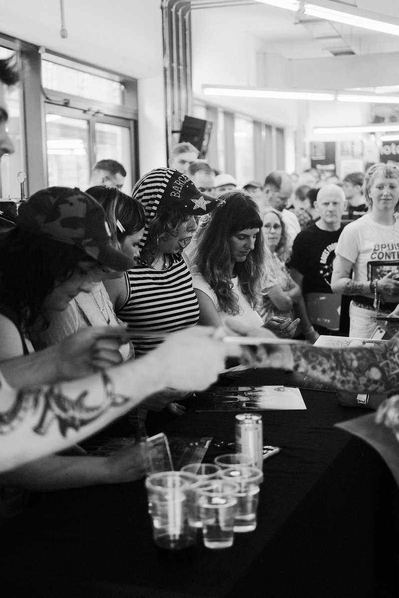 RoughTrade's tweet image. Sweet shots with @panicshack at Rough Trade Bristol.
Photos by Lydia Cashmore