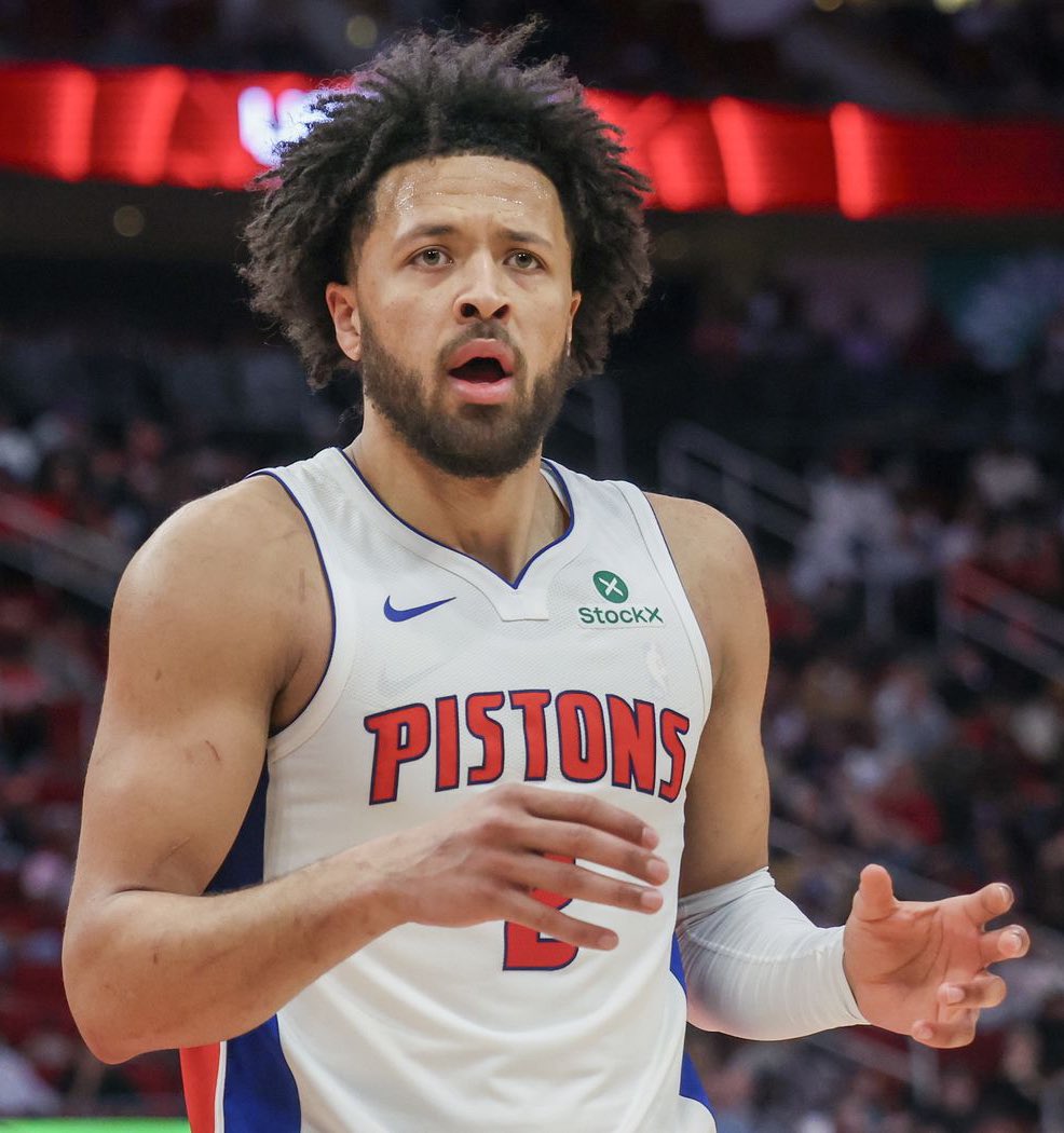 esidery's tweet image. The Pistons’ current projected rotation next season:
Starters: Cade Cunningham, Jaden Ivey, Ausar Thompson, Tobias Harris, Jalen Duren
Second Unit: Marcus Sasser, Caris LeVert, Duncan Robinson, Ron Holland, Isaiah Stewart
In a wide-open East, Detroit is poised for a huge jump.