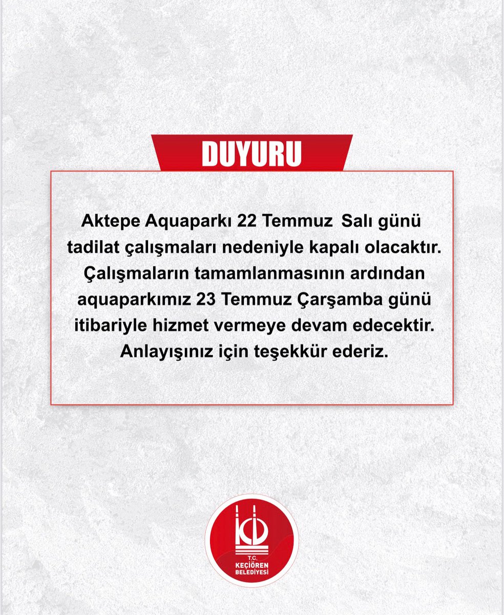📢 DUYURU