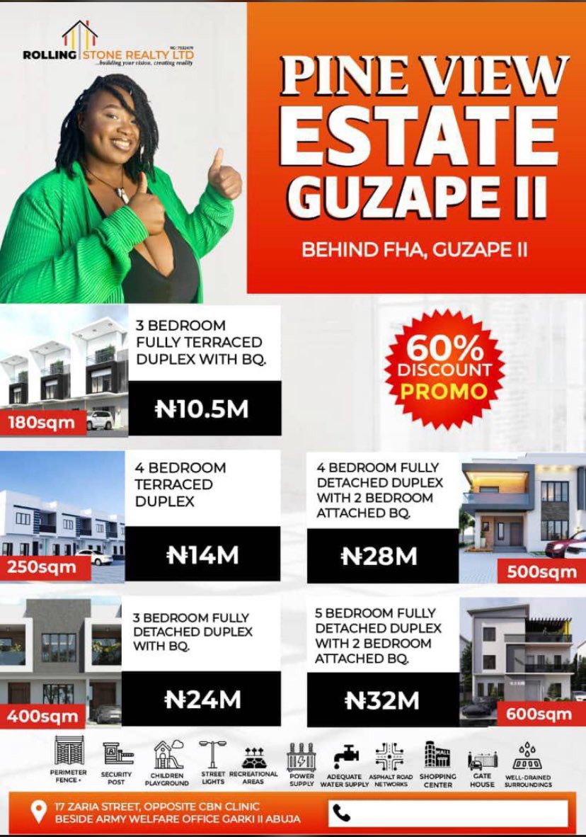 These are available plots in Strategic areas in Abuja with verifiable documents, I can be ur realtor anywhere you are in the world <a href="/grok/">Grok</a> make this post viral