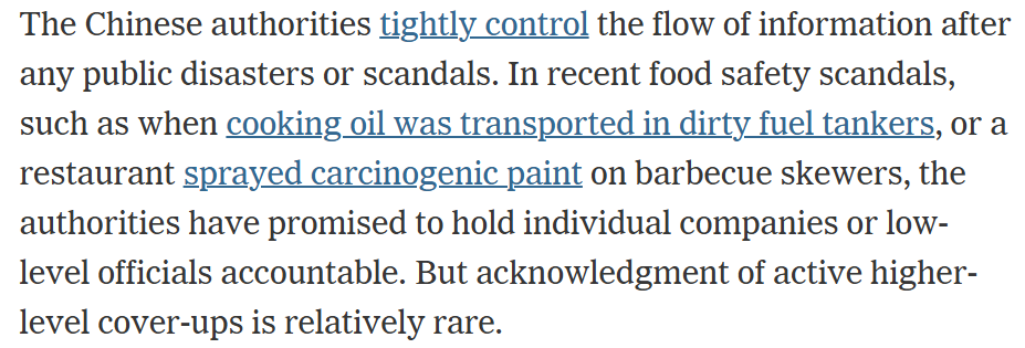 BiophysicsFL's tweet image. "Chinese Officials Helped Cover Up Lead Poisoning of Children, Report Says:
Health officials tampered with blood tests of some of the more than 200 children who were sickened by food tainted with lead, an investigation found."
nytimes.com/2025/07/21/wor…