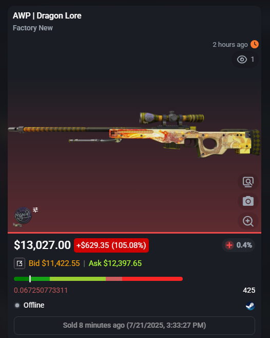 Prices dont drop on <a href="/csfloatcom/">CSFloat</a> 🔥🔥