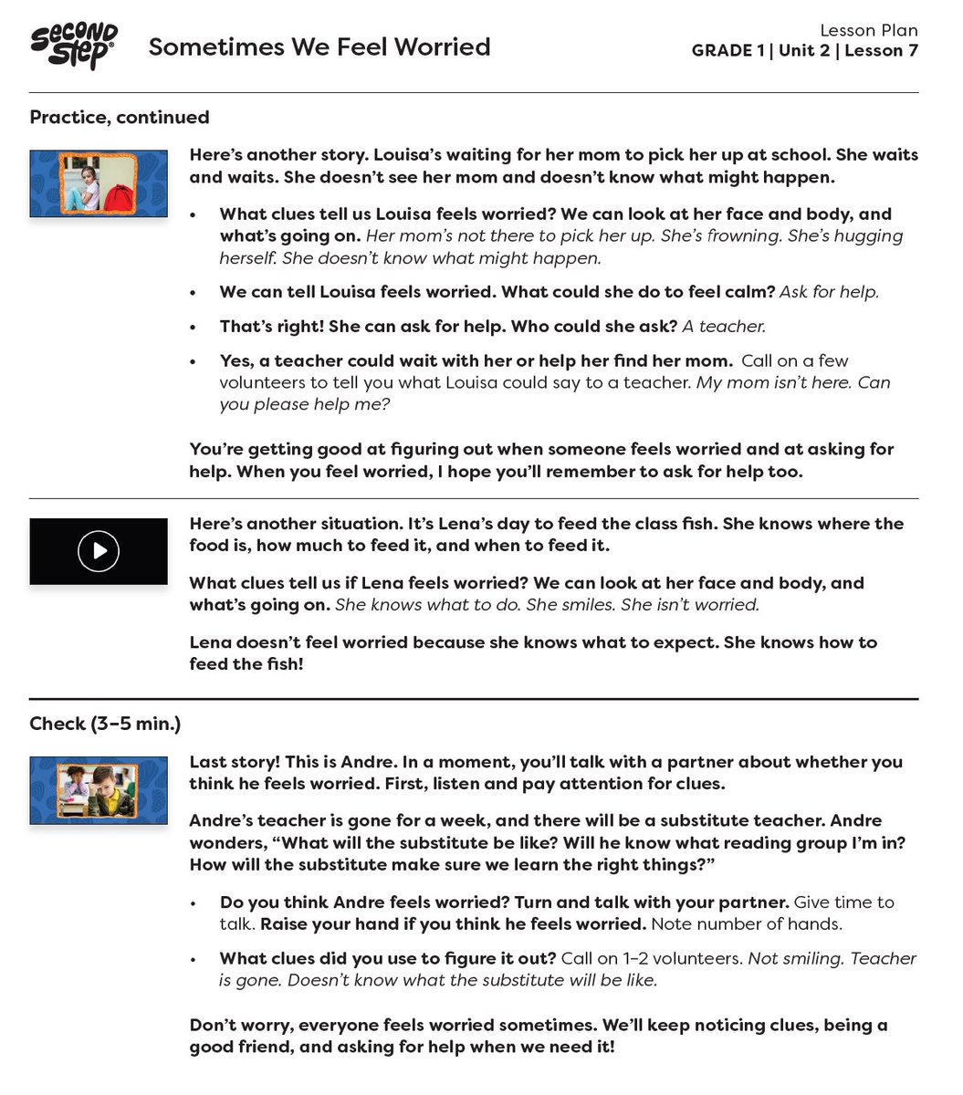 The subtext of SEL is basically, "if you're not anxious, maybe you should be."