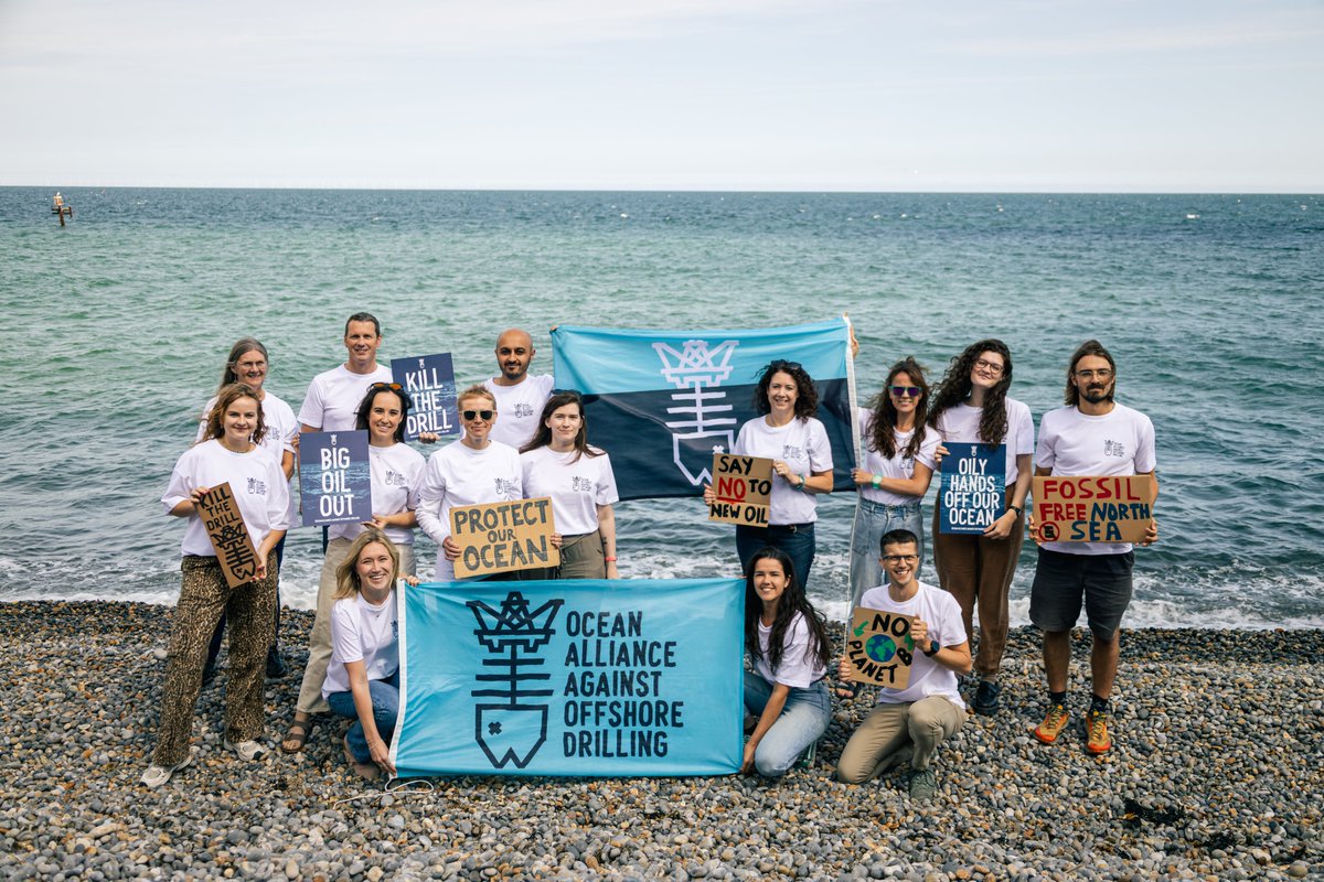 OceanaUK's tweet image. 🌊 We gathered the Ocean Alliance Against Offshore Drilling in Norfolk to spark bold strategies & turn pressure into action, & fossil fuels into history 👊
The alliance brings together 60+ incredible groups & changemakers from across the UK 🚨
Join us: stopoffshoredrilling.org.uk