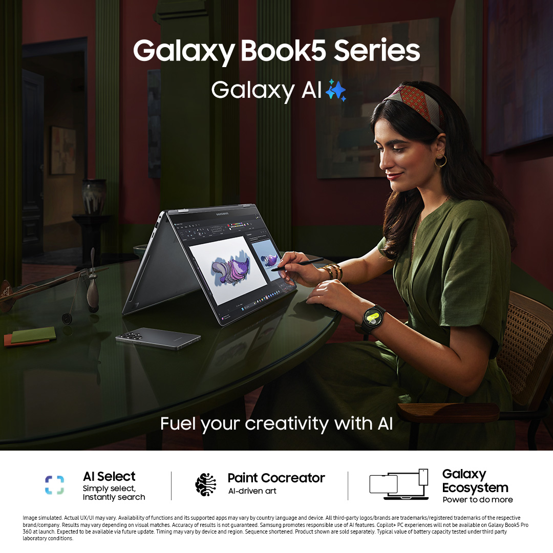 Generate images closest to your imagination with prompts using Cocreator in Microsoft Paint. Get your GalaxyBook5 Series and create more. Own now https t.co 3tseSvZpAc GalaxyAI Samsung https t.co Kox6iLfnDO Generate images closest to your imagination with prompts using Cocreator in Microsoft Paint
