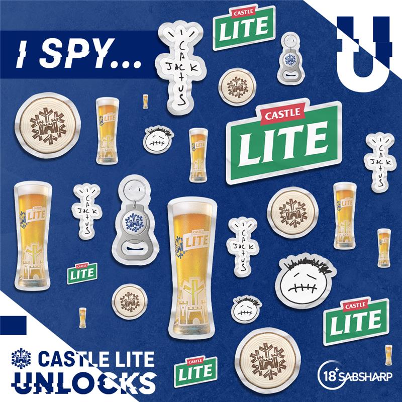 Castle Lite (@castlelitesa) on Twitter photo Let's play a lil game of I spy this #UnlocksMonday to start the week. 😊
Let us know how many Extra Cold Draughts stickers you can spot for an Extra Cold DM? #CastleLiteUnlocks Let's play a lil game of I spy this #UnlocksMonday to start the week. 😊
Let us know how many Extra Cold Draughts stickers you can spot for an Extra Cold DM? #CastleLiteUnlocks
