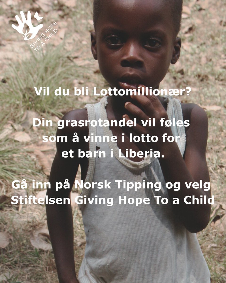 GivingChild's tweet image. VINN VINN! Ved å gi grasrotandelen din til GHTAC er det noen som vinner hver eneste gang du tipper💝
#givinghope#ghtac#Utdanningforalle#Liberia#Grasrot#Tipping#Idrett#BarnHjelp
wix.to/rlVpq44