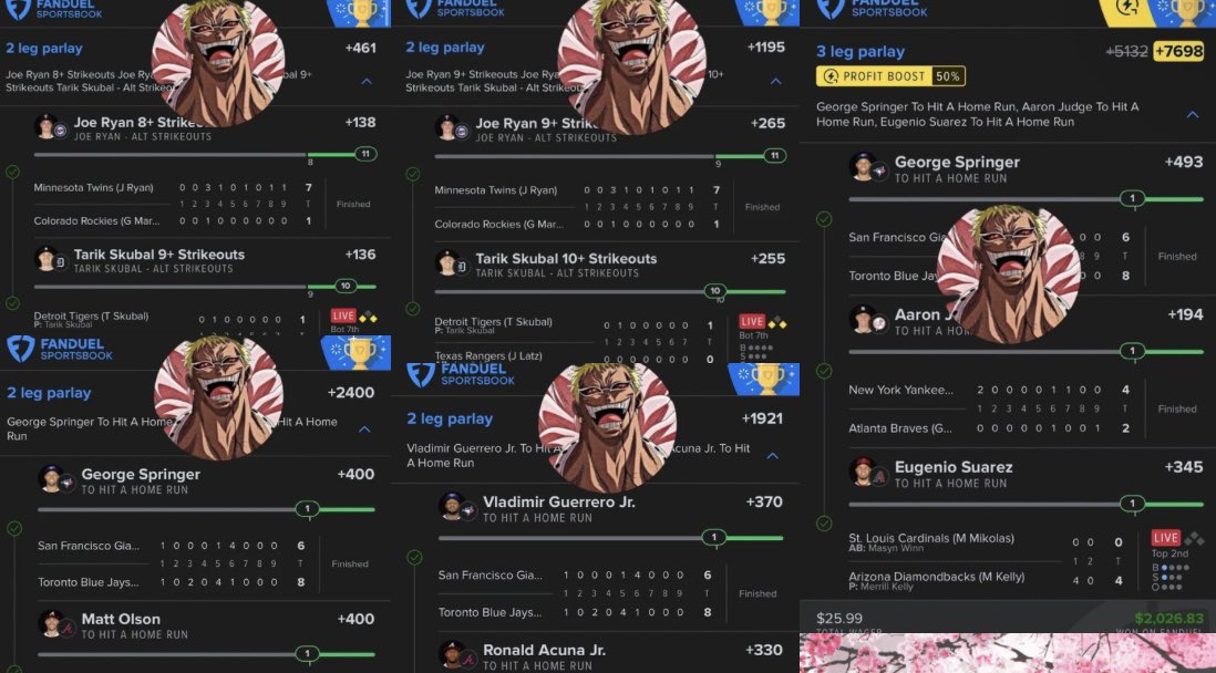 1,000 LIKES💕 FOR A FREE PLAY TODAY💎

+7698✅ for the FREE yesterday — plus 3 HRs and K Lottos cashed 🤑

VIP told me I’ve been way too generous… “Stop giving out the gems for free” 😮‍💨

So ALL LAYS staying VIP today ⬇️
dubclub.win/checkout/21667…

30 Home Runs CASHED in July after