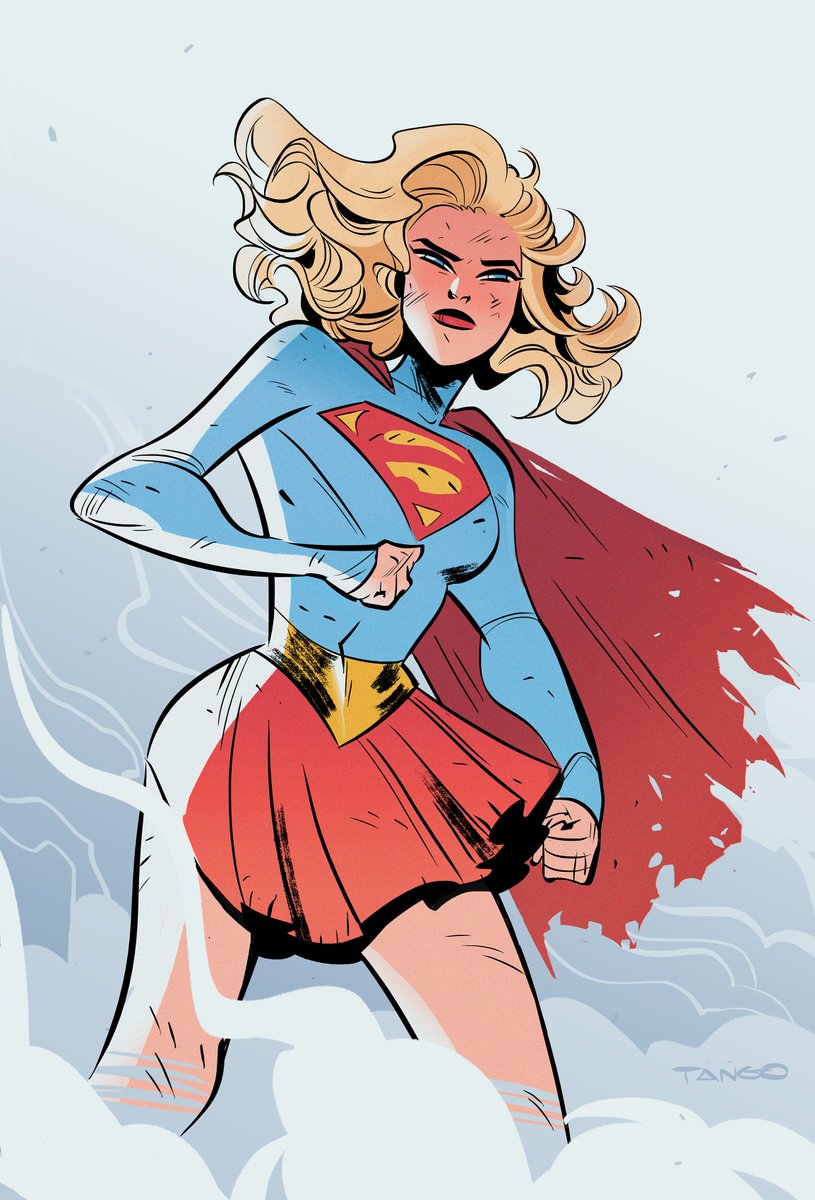 tiredsai's tweet image. Realized I didn't have this Supergirl here, and she's having a moment -
