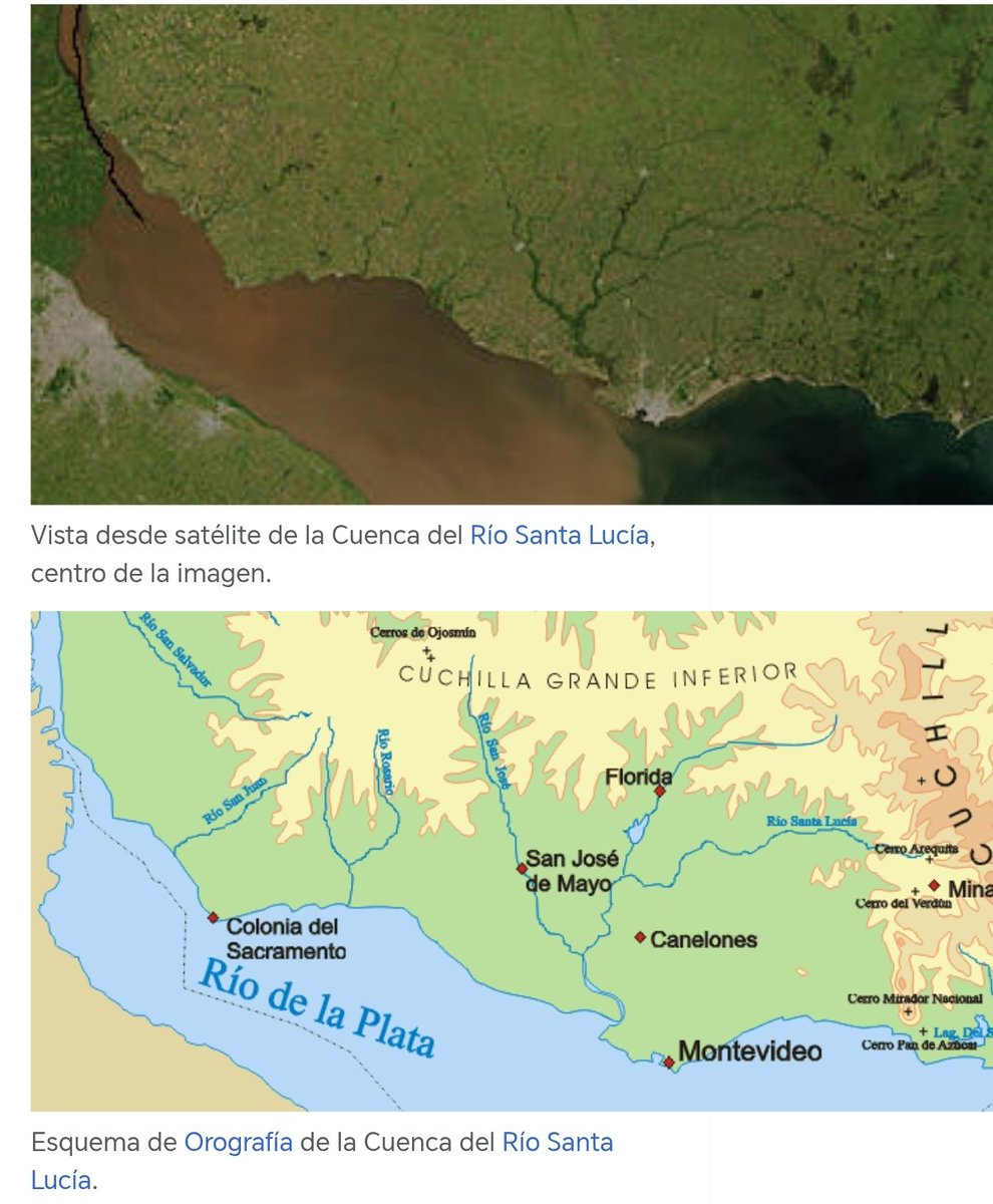 por acá hay gente desinformada, o desinfomante, que dice que el arroyo Solís Chico pertenece a la misma cuenca hidrográfica que el río Santa Lucía

y no es así 

les mando unos mapitas y la definición de "cuenca hidrográfica" 

tengan ustedes muy buenos días!!!!