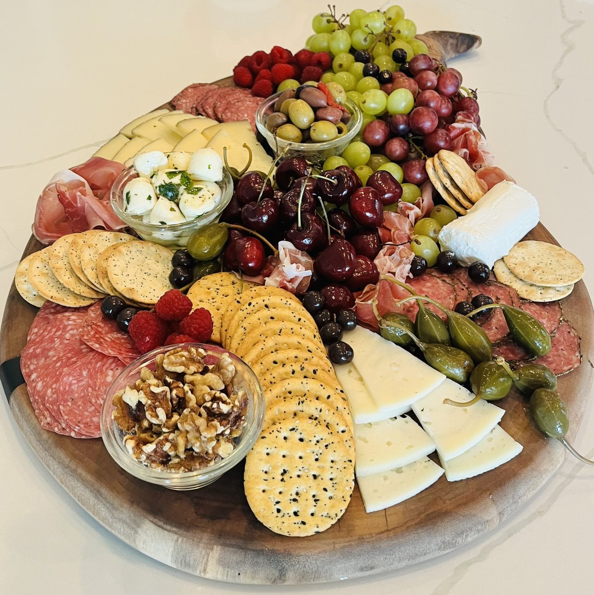 The mighty charcuterie board made an appearance last night. You dig?  
#Food