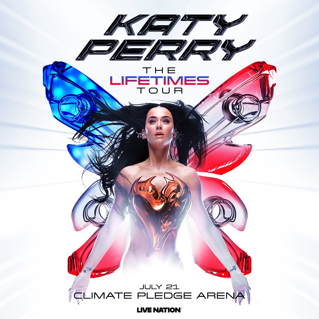 todaykatyp's tweet image. Tonight, Katy Perry performs the thirty-fourth show of “THE LIFETIMES TOUR” at the Climate Pledge Arena in Seattle.

Tickets: katyperry.com/live