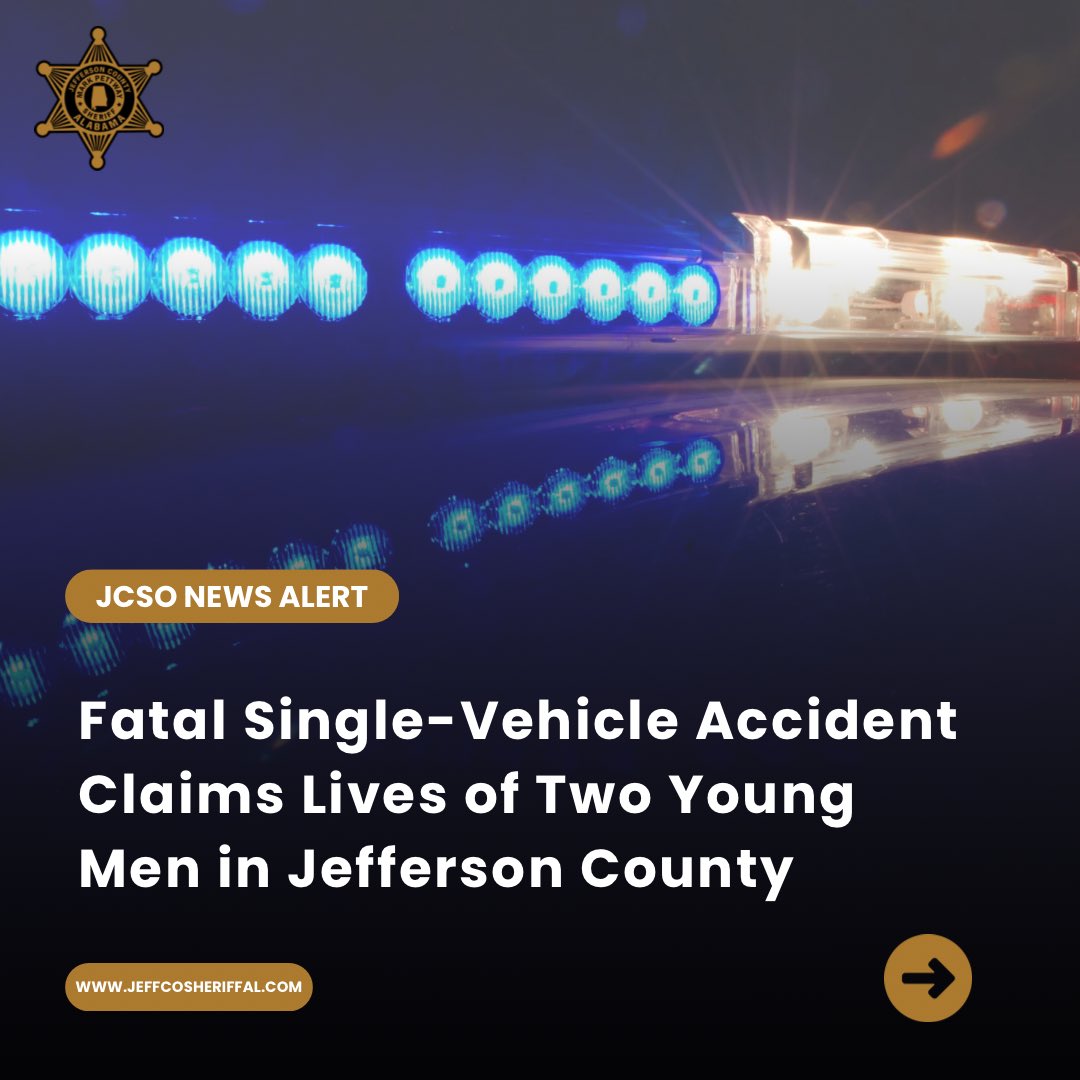 Jeff Co Sheriff (@jeffcosheriff) on Twitter photo On Sunday, July 20, 2025, at approximately 2:58 a.m., Jefferson County Sheriff’s Office deputies responded to Mt. Olive Road near Patridge Loop to investigate a report of a single vehicle traffic accident. READ MORE: u46538157.ct.sendgrid.net/ls/click?upn=u… On Sunday, July 20, 2025, at approximately 2:58 a.m., Jefferson County Sheriff’s Office deputies responded to Mt. Olive Road near Patridge Loop to investigate a report of a single vehicle traffic accident. READ MORE: u46538157.ct.sendgrid.net/ls/click?upn=u…