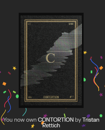 Perfect art minting now by <a href="/Pixeldreams_art/">Tristan Rettich</a> 
NFT SZN