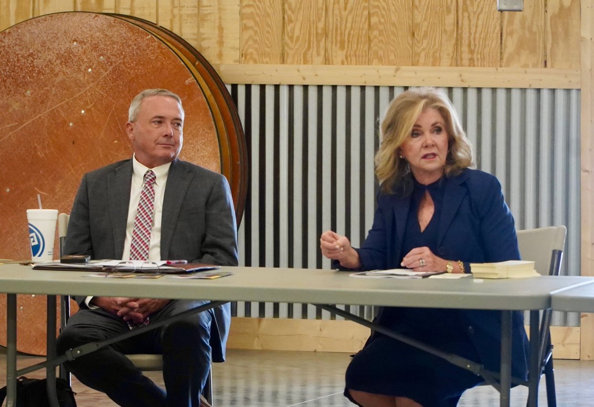MarshaBlackburn's tweet image. It was wonderful to join Tennessee’s incredible young farmers this weekend at their conference. The ag community is the backbone of our state, and I was pleased we could secure so many wins for farmers in the One Big Beautiful Bill.
@TNFarmBureau