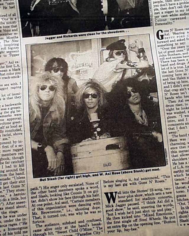 paradisecityfan's tweet image. Early GUN N' ROSES New Wave Hard Rock Music Band is Born w/ Photo 1989 Editorial ebay.com/itm/3764065073… #ad