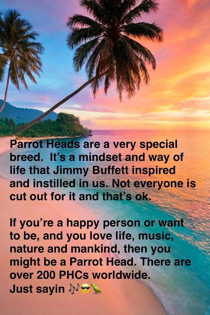 SpicyMcCall44's tweet image. Are you a Parrothead? I most certainly am.