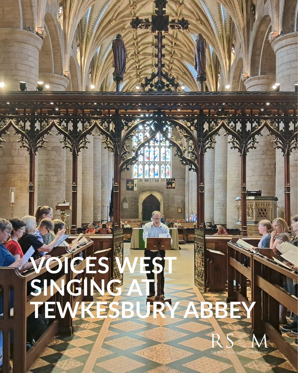 RSCMCentre's tweet image. RSCM Voices West sang in the beautiful setting of Tewkesbury Abbey on Saturday
If you'd like to expand your repertoire, learn new skills & be inspired by singing with others in spectacular spaces, why not join one of our regional choirs?
rscm.org.uk/learn-with-us/…
