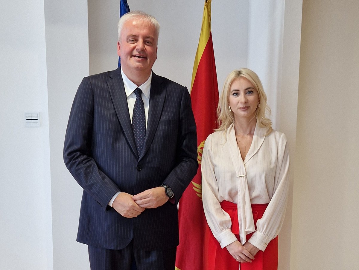 Board member of 🇩🇪 Central Bank/Bundesbank Burkhard Balz met with 🇲🇪 Central Bank leadership, Skupština EcoFinBudgCom &amp; EuropeMin Gorčević. High esteem for trusted coop betw our central banks, CBCG being Western Balkans frontrunner. Credible CBCG independence key for 🇪🇺 accession